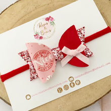 Load image into Gallery viewer, Christmas Nice List Hair Bow Headband or Clip