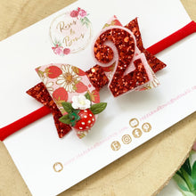 Load image into Gallery viewer, Strawberry Birthday Headband - Birthday Hair Clip