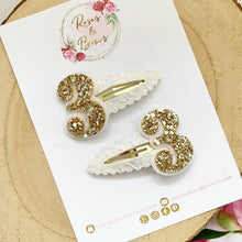 Load image into Gallery viewer, Birthday Clip -Birthday Number Snap Clip