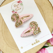 Load image into Gallery viewer, Birthday Clip -Birthday Number Snap Clip