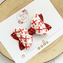 Load image into Gallery viewer, England Euros Hair Bow Headband or Clip