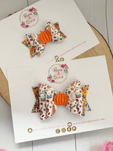 Load image into Gallery viewer, Pumpkin Hair Bow Headband or Clip