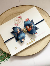 Load image into Gallery viewer, Father Christmas Hair Bow Headband or Clip