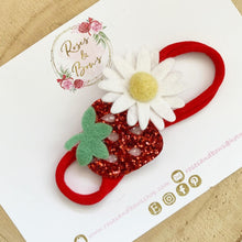 Load image into Gallery viewer, Strawberry headband or clip