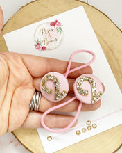 Load image into Gallery viewer, Birthday Age Bobbles Hair Ties Set of 2