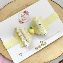 Load image into Gallery viewer, Lemon Hair Bow Headband or Clip