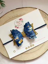 Load image into Gallery viewer, Christmas Train Hair Bow Headband or Clip