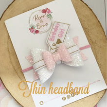 Load image into Gallery viewer, Birthday Girl Hair Bow Headband or Clip