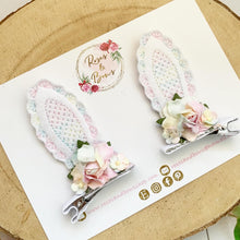 Load image into Gallery viewer, Rainbow Stand Up Bunny Ear Clips - Easter Bunny Clips