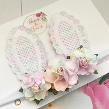 Load image into Gallery viewer, Rainbow Bunny Ears Easter headband - Girls Hairband - Photo Prop