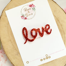 Load image into Gallery viewer, Valentines Day snap clip