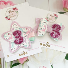 Load image into Gallery viewer, Dinosaur Birthday Badge - Birthday Glitter Badge