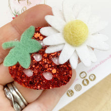 Load image into Gallery viewer, Strawberry headband or clip