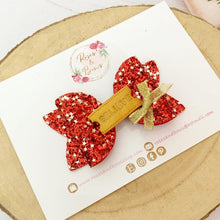 Load image into Gallery viewer, Christmas believe Hair Bow Headband or Clip