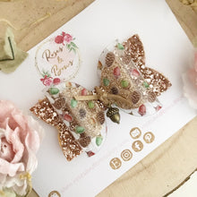 Load image into Gallery viewer, Autumn Fall Acorn Hair Bow Headband or Clip