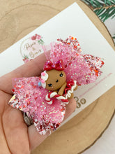 Load image into Gallery viewer, Christmas Gingerbread Hair Bow Headband or Clip