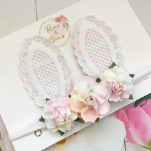 Load image into Gallery viewer, Rainbow Bunny Ears Easter headband - Girls Hairband - Photo Prop