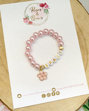 Load image into Gallery viewer, Flower Girl Personalised Bracelet