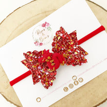 Load image into Gallery viewer, Chinese New Year, year of yhe Dragon Hair Bow Headband or Clipp