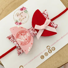 Load image into Gallery viewer, Christmas Nice List Hair Bow Headband or Clip