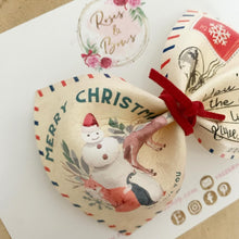 Load image into Gallery viewer, Christmas Nice List Letter Hair Bow Headband or Clip