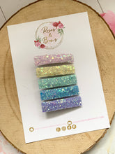 Load image into Gallery viewer, Glitter alligator clip set