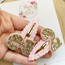 Load image into Gallery viewer, Birthday Clip -Birthday Number Snap Clip