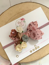 Load image into Gallery viewer, Deer Glitter Bow Headband or Clip