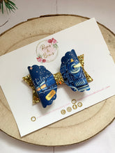 Load image into Gallery viewer, Christmas Train Hair Bow Headband or Clip