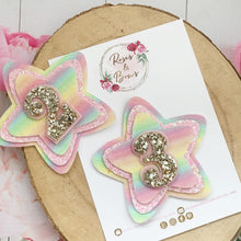 Load image into Gallery viewer, Rainbow Birthday Badge - Birthday Glitter Badge