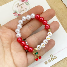 Load image into Gallery viewer, Girls Personalised Cherry Bracelet