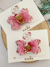 Load image into Gallery viewer, Christmas Gingerbread Hair Bow Headband or Clip