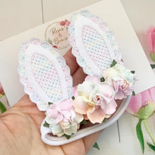 Load image into Gallery viewer, Rainbow Bunny Ears Easter headband - Girls Hairband - Photo Prop