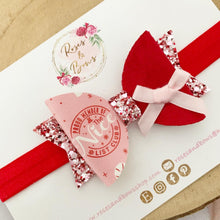 Load image into Gallery viewer, Christmas Nice List Hair Bow Headband or Clip