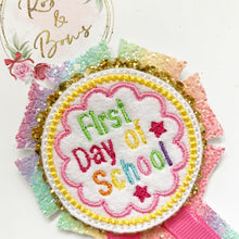Load image into Gallery viewer, First Day of School Glitter Badge
