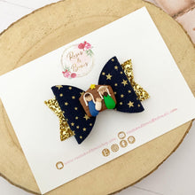 Load image into Gallery viewer, Christmas nativity Hair Bow Headband or Clip