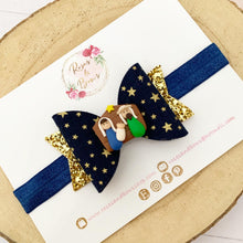 Load image into Gallery viewer, Christmas nativity Hair Bow Headband or Clip