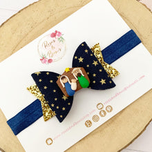 Load image into Gallery viewer, Christmas nativity Hair Bow Headband or Clip