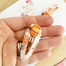 Load image into Gallery viewer, Pumpkin snap clips set