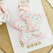 Load image into Gallery viewer, Rainbow Birthday Badge - Birthday Glitter Badge