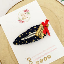 Load image into Gallery viewer, Christmas Train Ticket large snap clip