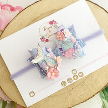 Load image into Gallery viewer, Mermaid Tail Bow Headband or Clip