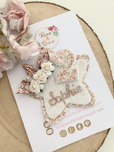 Load image into Gallery viewer, Princess Personalised Birthday Badge - Birthday Glitter Badge