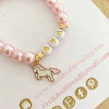 Load image into Gallery viewer, Girls Unicorn Bracelet - Unicorn Gift