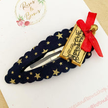 Load image into Gallery viewer, Christmas Train Ticket large snap clip