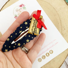 Load image into Gallery viewer, Christmas Train Ticket large snap clip