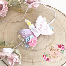 Load image into Gallery viewer, Birthday Girl Hair Bow Headband or clip