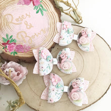 Load image into Gallery viewer, Flamingo Hair Bow Headband or Clip