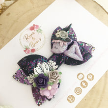 Load image into Gallery viewer, Halloween Deer Hair Bow Headband or Clip