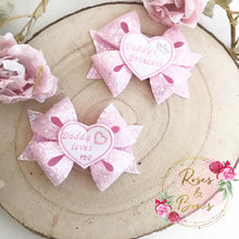 Load image into Gallery viewer, Father’s Day Daddy Hair Bow Daddy’s Princess Headband or Clip